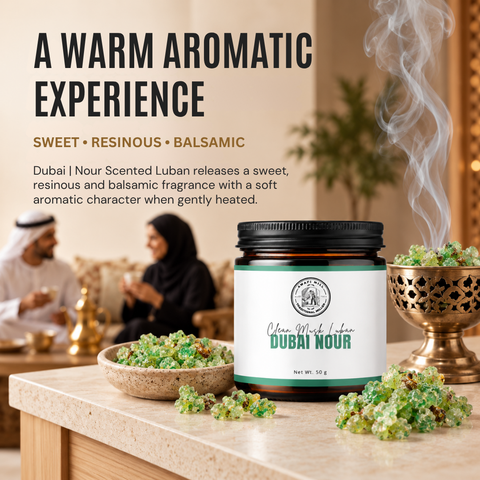 Dubai | Nour Scented Luban | Amber & Soft Musk
