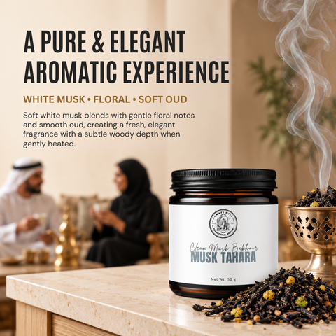 Musk Tahara Oud Bakhoor | White Musk, Florals & Soft Oud