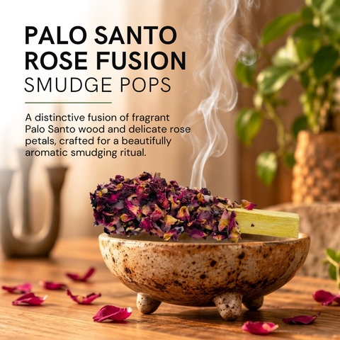 Palo Santo Rose Fusion Smudge Pop