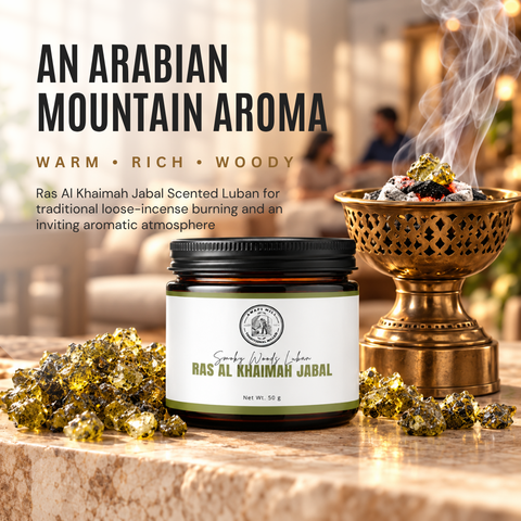 Ras Al Khaimah Jabal Scented Luban | Leather & Smoky Woods