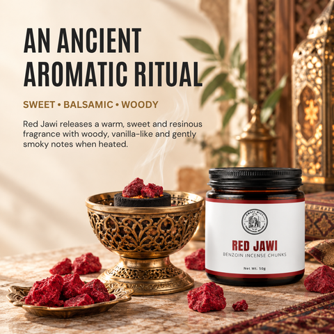 Red Jawi Incense | Jawi Ahmar Benzoin Resin Chunks