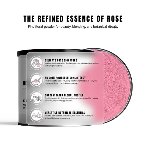 Rose Petal Powder (Gulab Churna) - Rosa Damascena