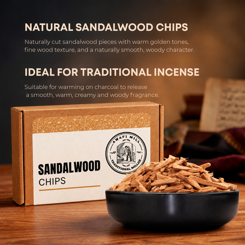 Sandalwood Chips | Chandan Wood | Santalum album