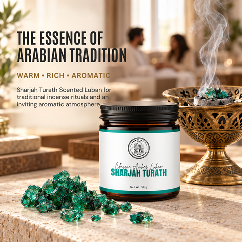 Sharjah Turath Scented Luban | Amber & Musk