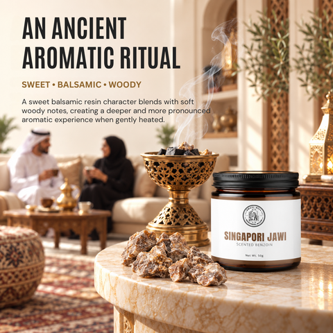 Singapori Jawi Incense | Singapore-Style Block Benzoin