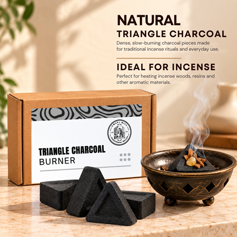 Triangle Charcoal Tablets | Incense Burner Charcoal