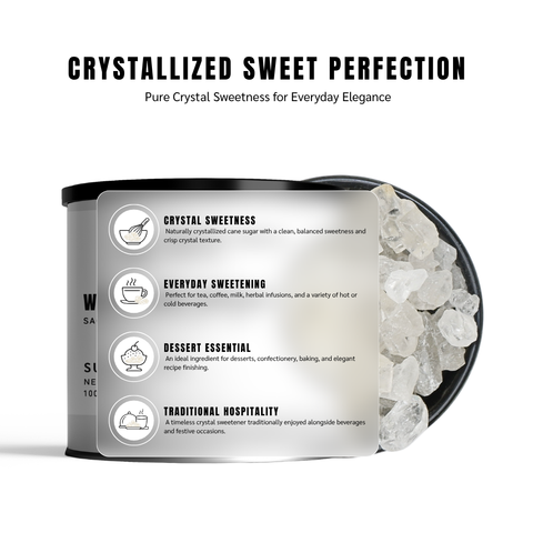 White Rock Sugar |  Misri | Nabat | Crystallised Sugar