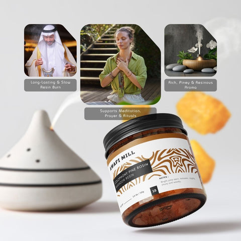 Colophony Pine Rosin bakhoor resin | Incense resin