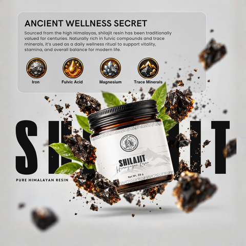 Himalayan Shilajit Resin Crystals