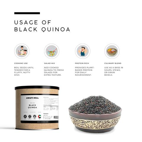 Black Quinoa Seed | Chenopodium Quinoa