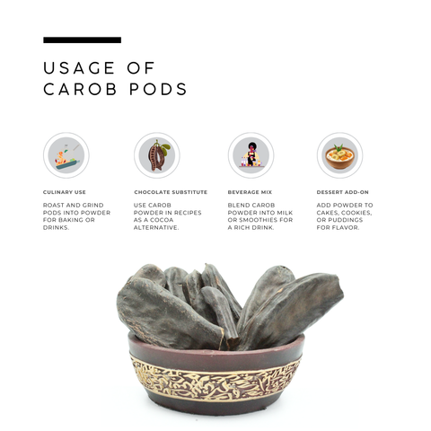 Carob Pods (Kharrub / Kharoub) – Ceratonia siliqua