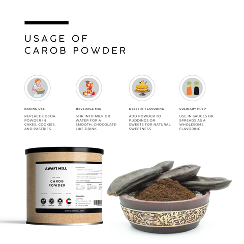 Carob Pod Powder (Kharrub) – Ceratonia siliqua