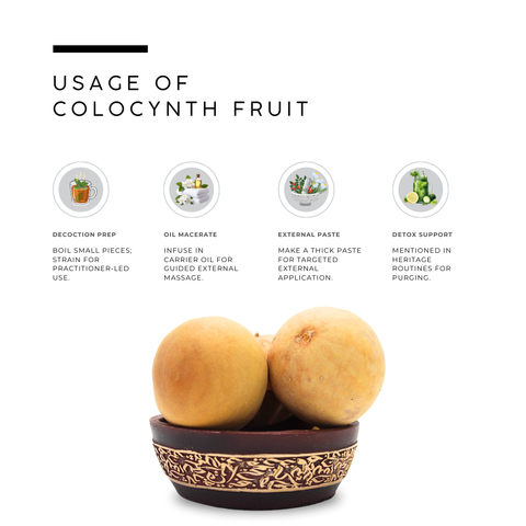 Colocynth (Hanzal) - Citrullus Colocynthis