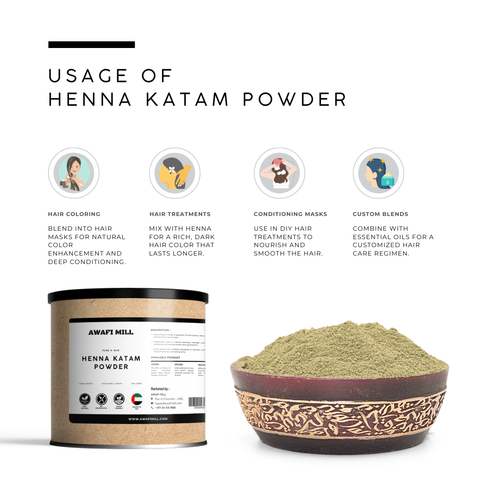 Henna Katam Powder | Natural Henna Powder