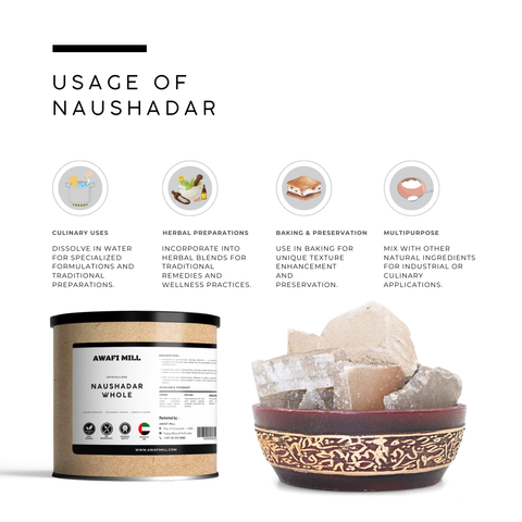 Naushadar (Sal Ammoniac) - Ammonium Chloride