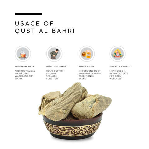 Qust Al Bahri (Sea Costus) - Saussurea Lappa