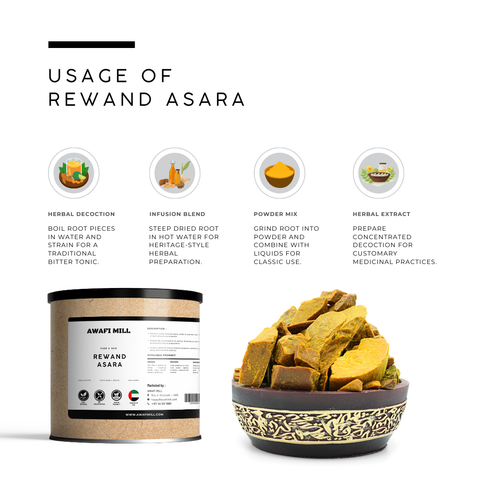 Pure Rewand Asara – Premium Himalayan Rhubarb Extract (Resin)