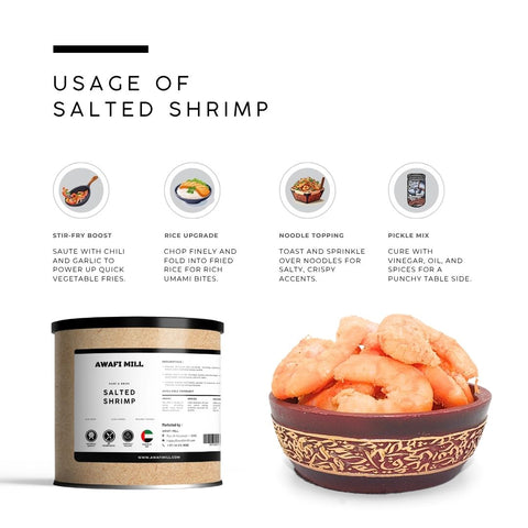 Salted Shrimp (Namkeen Jhinga) - Dried & Cured Prawns