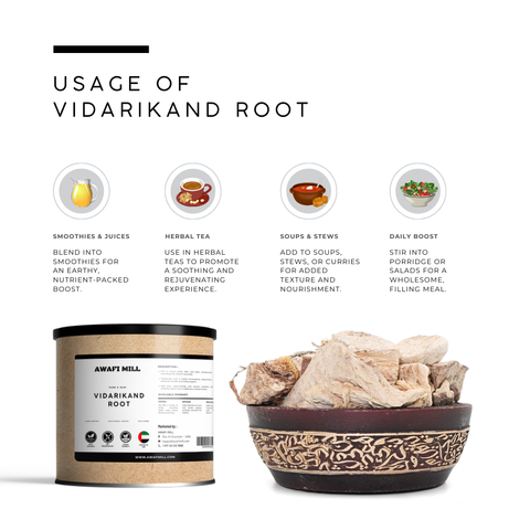 Indian Kudzu Root (Vidarikand) - Pueraria Tuberosa