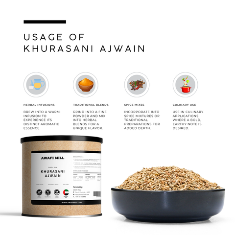 Khurasani Ajwain Seeds | Hyoscyamus Niger