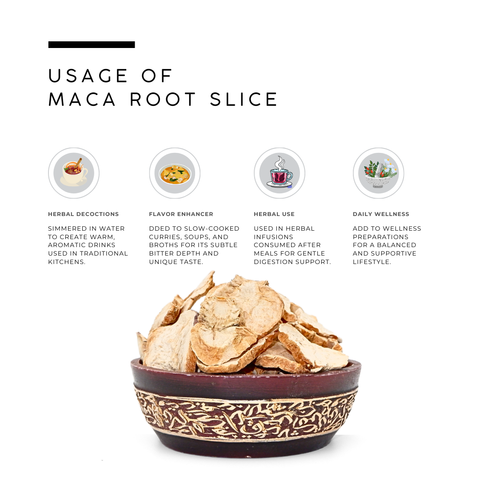Maca Root Slices - Lepidium Meyenii
