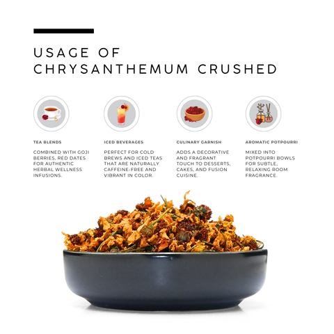 Snow Chrysanthemum Flower Crushed | Herbal Tea Blend