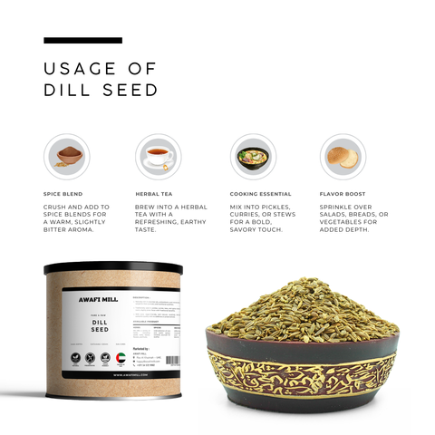 Dill Seeds (Suva / Sowa) – Anethum graveolens