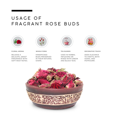 Fragrant Red Rose Buds | Floral Infusion
