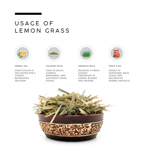 Lemongrass Leaves (Cymbopogon) - Cymbopogon Citratus