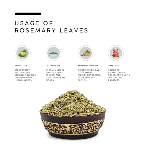 Dried Rosemary Leaves | Rosmarinus Officinalis