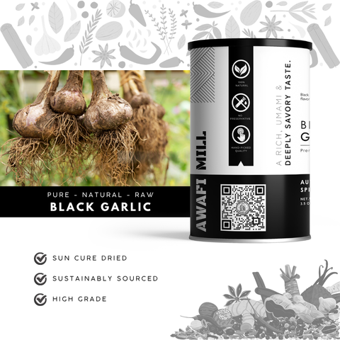 Whole Black Garlic | Aged Garlic | Allium sativum