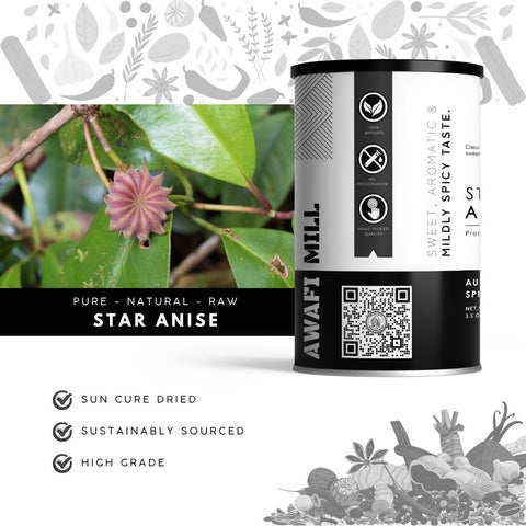 Star Anise |  Badian |  Illicium verum