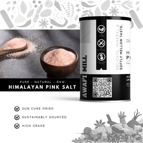 Himalayan Pink Salt Powder |  Fine Rock Salt