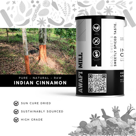 Indian Cinnamon Sticks | Dalchini | Cinnamomum tamala