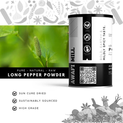 Long Pepper Powder | Pippali | Piper longum