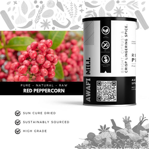 Pink Peppercorns | Rose Pepper | Schinus terebinthifolia
