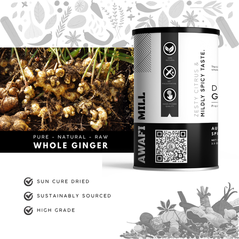 Dried Ginger  | Sonth |  Zingiber officinale