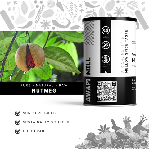 Whole Nutmeg Seed | Myristica Fragrans Houtt