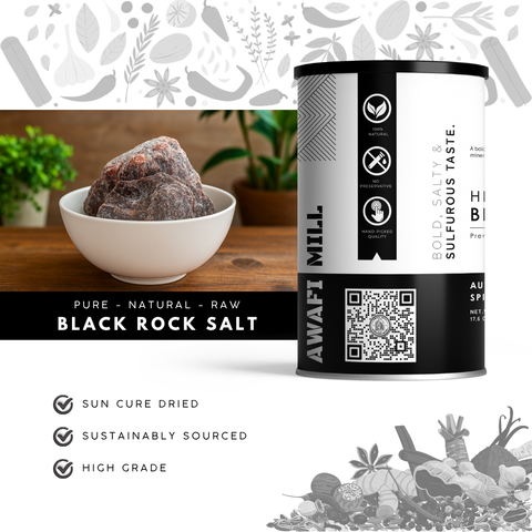 Himalayan Black Salt Crystals | Kala Namak
