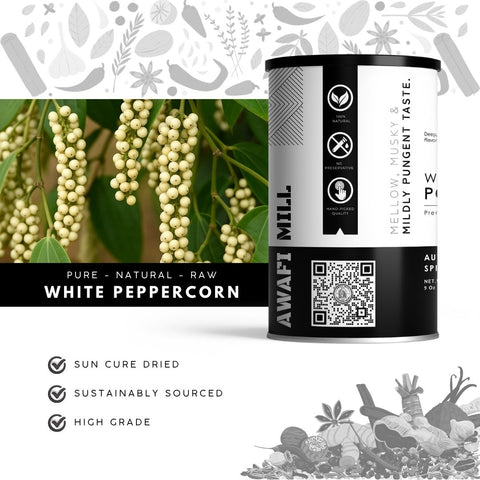 White Pepper Powder | Safed Mirch Powder |  Piper nigrum