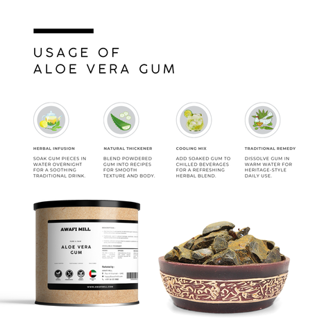Aloe Vera Gum (Musabbar / ELWA) - Aloe Barbadensis