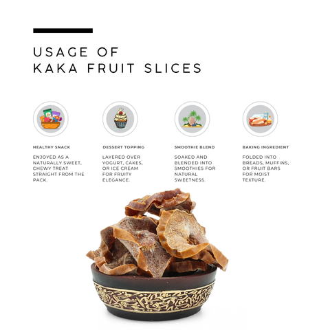 Persimmon Slices (Kaka Fruit / Khurman) - Diospyros Kaki