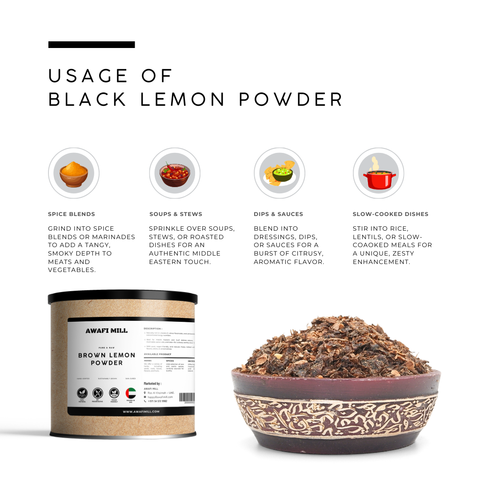 Brown Lemon Powder | Lemon Peel Powder