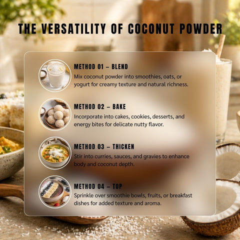 Coconut Powder (Nariyal Chura) - Cocos Nucifera