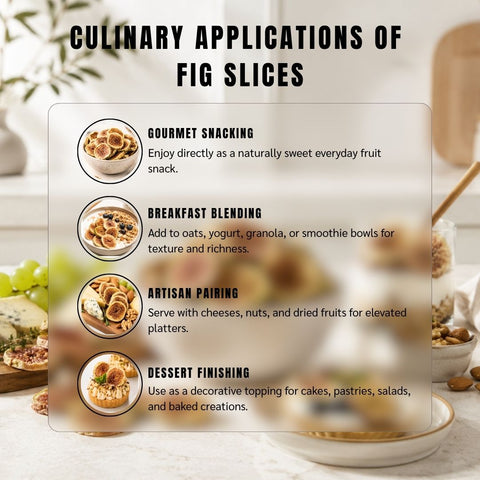 Fig Slices (Sliced Anjeer) - Ficus Carica