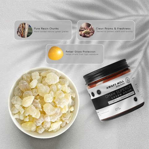 Oman Superior Green Hojari | Edible Frankincense