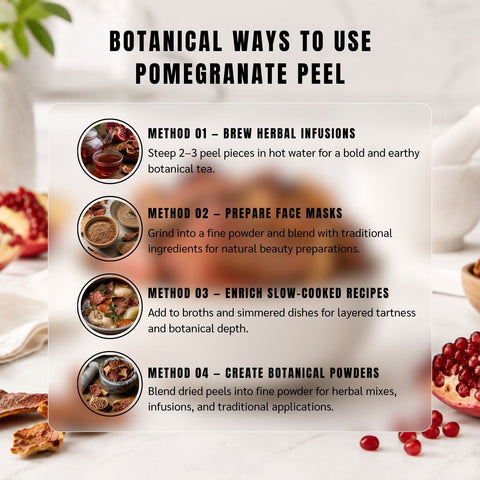 Pomegranate Peel (Anar Chilka / Rind) - Punica Granatum