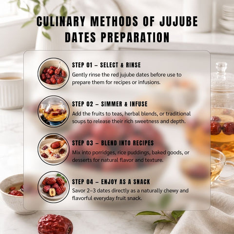 Red Jujube Dates (Red Dates) - Ziziphus Jujuba