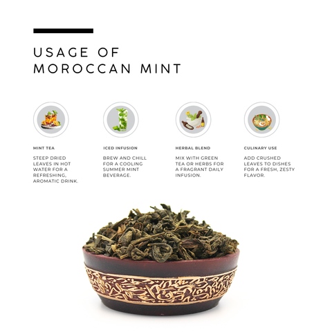 Moroccan Mint Leaves (Nana Mint) - Mentha Spicata