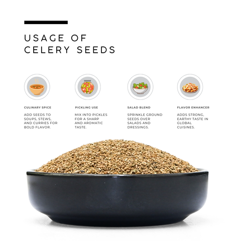 Celery Seeds (Ajmoda) – Apium graveolens